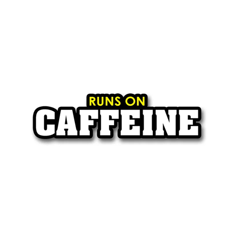 Creators CO Runs on Caffeine (Reflective) Sticker
