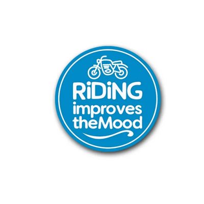 Creators CO Riding Improves the Mood Sticker