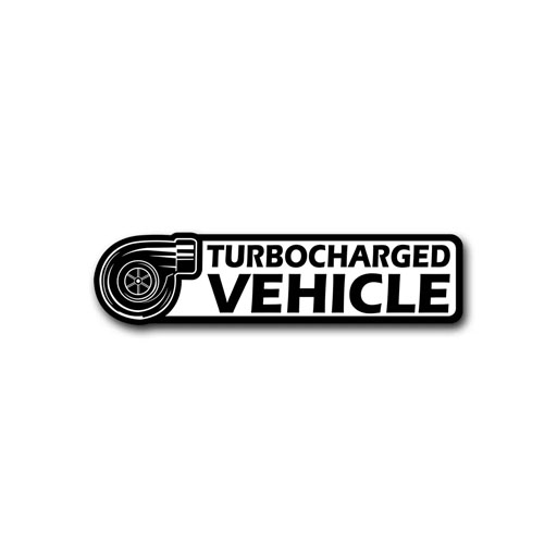 Creators CO Turbocharged Reflective (Car) Sticker