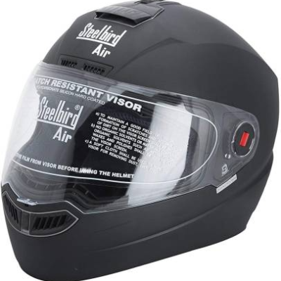 Air painted Black Helmet